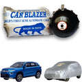 CarBlazer semi automatic portable car cover providing dependable full body protection for compact SUV rays of Suns during long term outdoor parking and vehicle storage for  all car models.for Toyota Urban Cruiser Hyryder all car models.