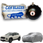 CarBlazer semi automatic portable car cover providing dependable full body protection for compact SUV rays of Suns during long term outdoor parking and vehicle storage for  all car models.for Toyota Urban Cruiser Taisor all car models.