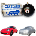 CarBlazer semi automatic portable full body waterproof car cover designed for premium hatchbacks with dust proof,  Sun heat, tear resistant protection & Scratproof Cover for Volkswagen Beetle all car models.