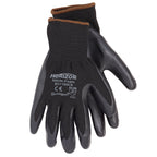 Comfortable motorcycle gloves with stretch wrist and breathable material