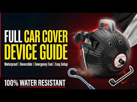 CarBlazer semi-automatic car cover full guide and demonstration video