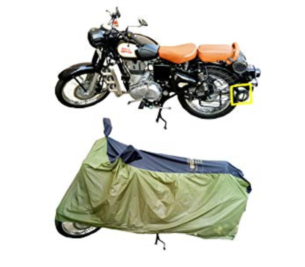 6. Bike Blazer bike cover on Royal Enfiled motorbike waterproof bike cover