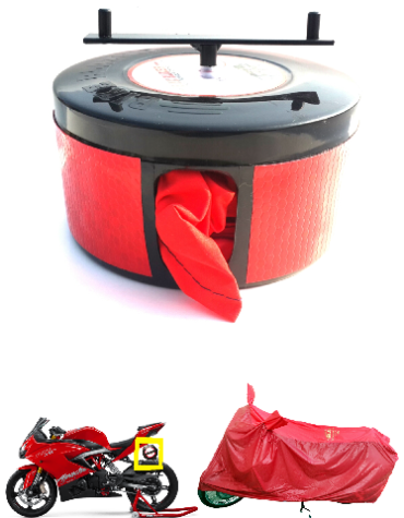 TVS Apache RTR 310 RED device RED cover