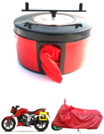 TVS apache 200 RED device RED cover
