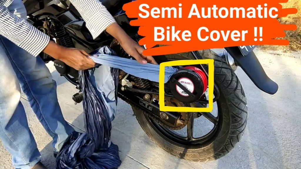 Semi Automatic Full Body Bike Cover 