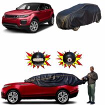 CARBLAZER Portable & Semi-Automatic Full Body Car Covers, Heavy Duty Device, 100% Dust & WATER PROOF, Anti-Theft & Scratch Proof Covers, custom fit for Land Rover Range Rover