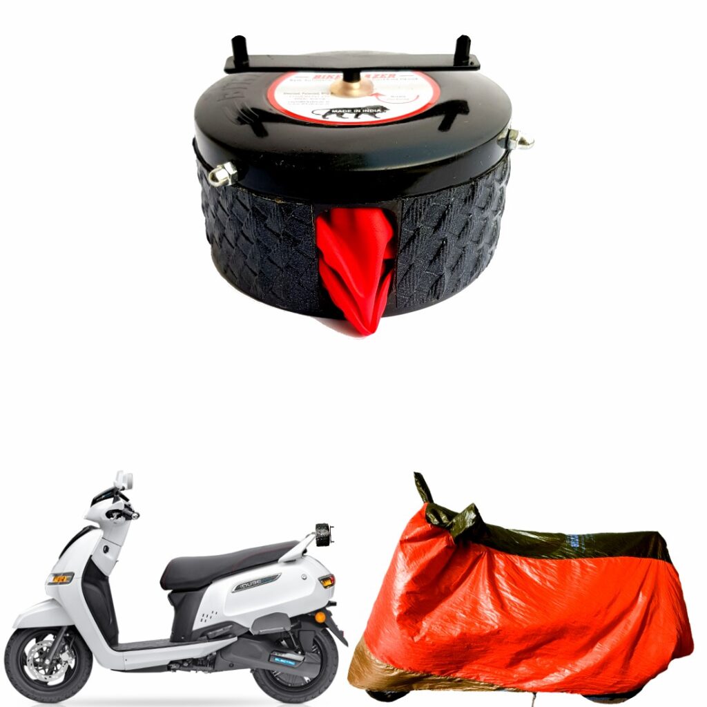 Electric bike with online cover