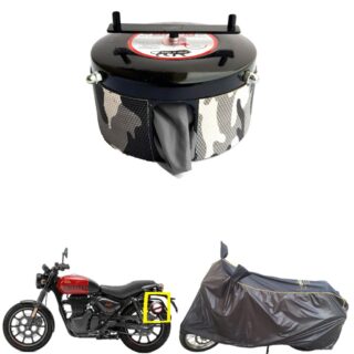 BIKEBLAZER® – Semi Automatic Bike Cover for Royal Enfield Hunter 350