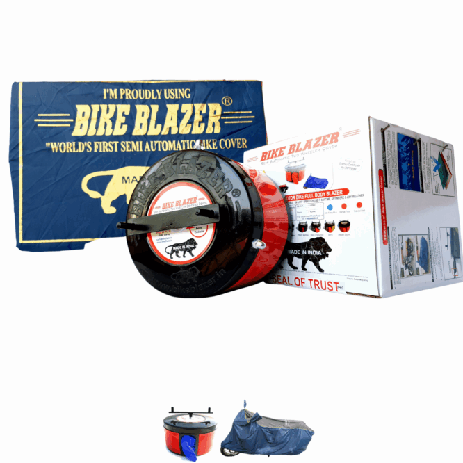 BIKEBLAZER® - Semi Automatic Bike Covers for Bajaj Pulsar NS400Z