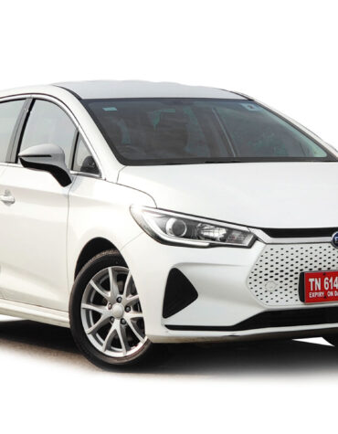 CARBLAZER Portable & Semi-Automatic Full Body Car Covers, Heavy Duty Device, 100% Dust & WATER PROOF, Anti-Theft & Scratch Proof Covers, custom fit for BYD E6