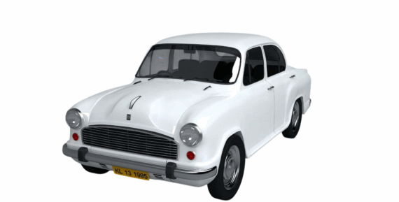 CARBLAZER Portable & Semi-Automatic Full Body Car Covers, Heavy Duty Device, 100% Dust & WATER PROOF, Anti-Theft & Scratch Proof Covers, custom fit for Hindustan Ambassador