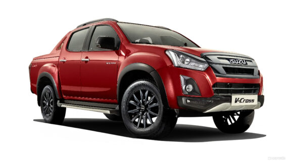 CARBLAZER Portable & Semi-Automatic Full Body Car Covers, Heavy Duty Device, 100% Dust & WATER PROOF, Anti-Theft & Scratch Proof Covers, custom fit for Isuzu V-Cross