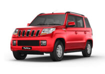 CARBLAZER Portable & Semi-Automatic Full Body Car Covers, Heavy Duty Device, 100% Dust & WATER PROOF, Anti-Theft & Scratch Proof Covers, custom fit for MAHINDRA TUV 300