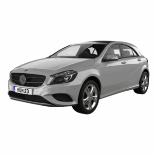 CARBLAZER Portable & Semi-Automatic Full Body Car Covers, Heavy Duty Device, 100% Dust & WATER PROOF, Anti-Theft & Scratch Proof Covers, custom fit for Mercedes Benz A Class (W176)