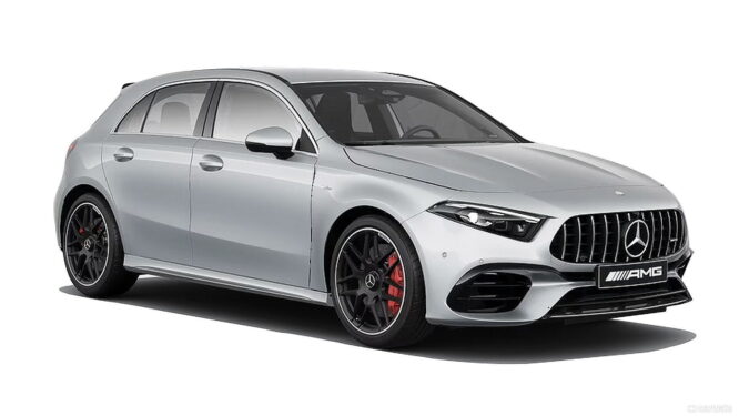 CARBLAZER Portable & Semi-Automatic Full Body Car Covers, Heavy Duty Device, 100% Dust & WATER PROOF, Anti-Theft & Scratch Proof Covers, custom fit for Mercedes Benz Amg A 45 S