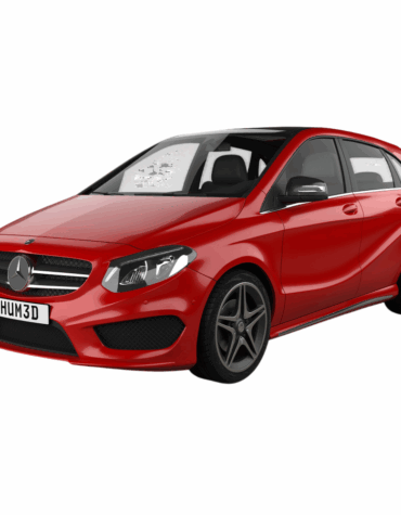 CARBLAZER Portable & Semi-Automatic Full Body Car Covers, Heavy Duty Device, 100% Dust & WATER PROOF, Anti-Theft & Scratch Proof Covers, custom fit for Mercedes Benz B Class (W246)