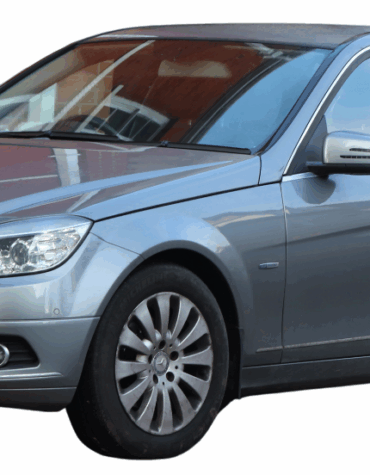 CARBLAZER Portable & Semi-Automatic Full Body Car Covers, Heavy Duty Device, 100% Dust & WATER PROOF, Anti-Theft & Scratch Proof Covers, custom fit for Mercedes Benz C Class (W204)