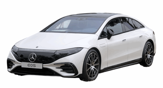 CARBLAZER Portable & Semi-Automatic Full Body Car Covers, Heavy Duty Device, 100% Dust & WATER PROOF, Anti-Theft & Scratch Proof Covers, custom fit for Mercedes Benz Eqs