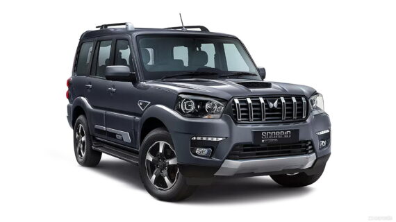 CARBLAZER Portable & Semi-Automatic Full Body Car Covers, Heavy Duty Device, 100% Dust & WATER PROOF, Anti-Theft & Scratch Proof Covers, custom fit for Mahindra Scorpio Classic