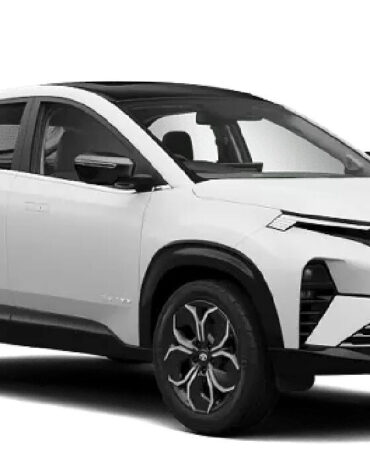 CARBLAZER Portable & Semi-Automatic Full Body Car Covers, Heavy Duty Device, 100% Dust & WATER PROOF, Anti-Theft & Scratch Proof Covers, custom fit for Tata Curvv