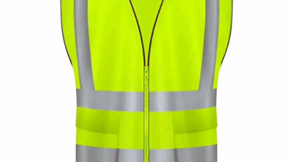 Safety Jacket for Men and Women | Reflective High Visibility | Ideal Unisex Safety Jacket for Construction & Road Safety | Used in Airport, Construction, Traffic